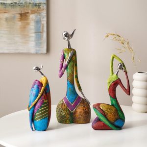 Colorful Abstract Figurine