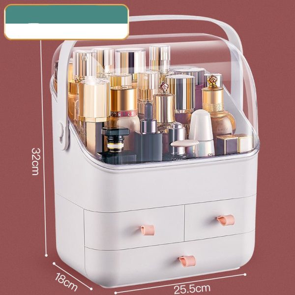 Makeup Storage Desktop Dustproof Lipstick Makeup Brush Finishing Box Dressing Table