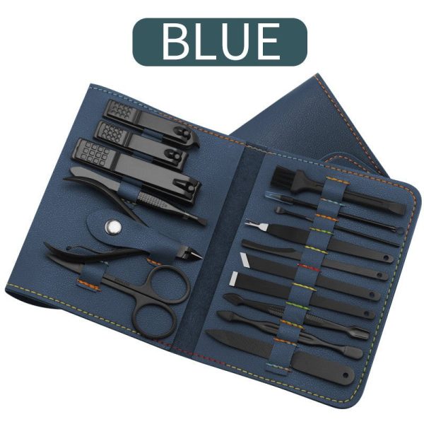 Manicure Pedicure Set Nail Art Tools With Bag 4/16 Pieces