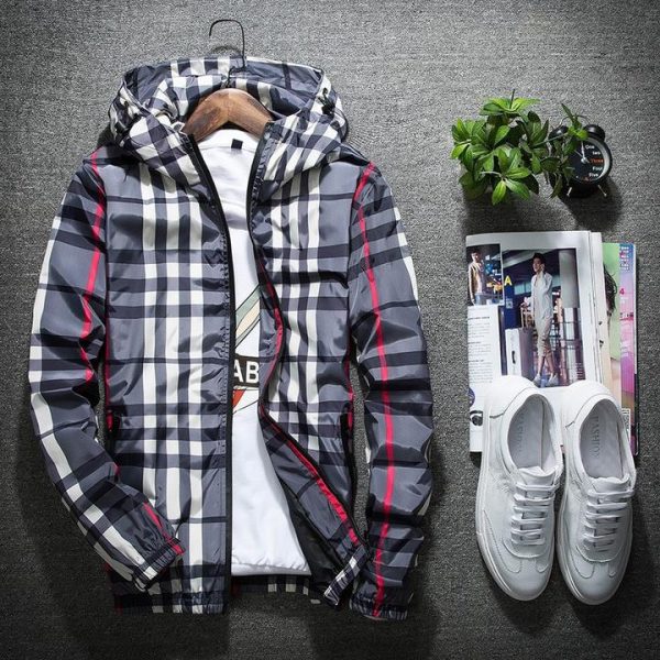 Men Camouflage Jackets Casual Hooded Luminous Zipper Coats