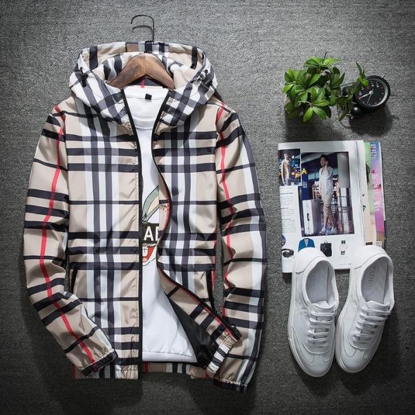 Men Camouflage Jackets Casual Hooded Luminous Zipper Coats