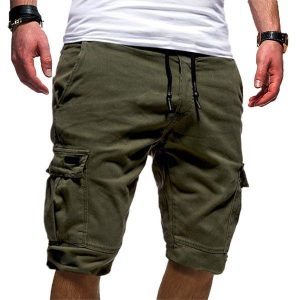 Men Casual Jogger Sports Cargo Shorts