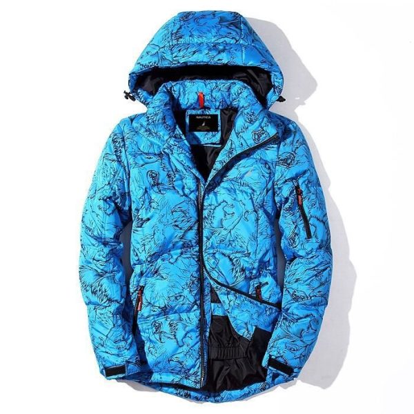 Men'S Down Jacket Trend Thickened Cold-Proof