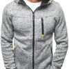 Men'S Hoodie Grey Casual Branded Sweatshirts