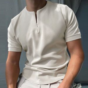 Men'S Polo Shirts Short-Sleeved Shirt