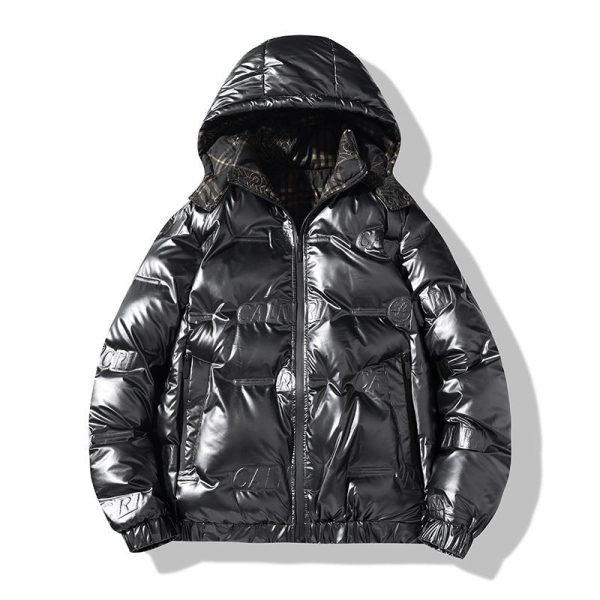 Men'S Thick Casual Simple Solid Color Padded Jacket