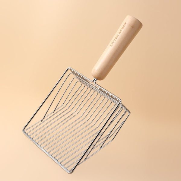 Metal Filter Cat Litter Shovel Set Pet Toilet Cleaning Scoop