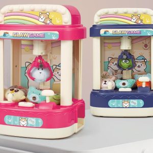 Mini Claw Crane Machine Household Coin Clip Doll Catch Candy Capsule