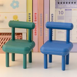 Mobile Phone Holder Creative Small Wooden Chair Holder