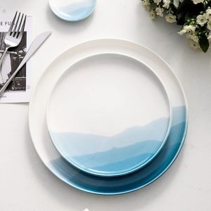 Mountain Scenery Plates