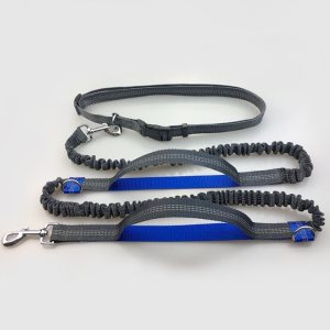 Multi-Function Running Reflective Pull Dog Leash Double Elastic Dog Leash Traction