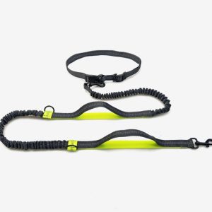 Multi-Function Running Reflective Pull Dog Leash Double Elastic Dog Leash Traction