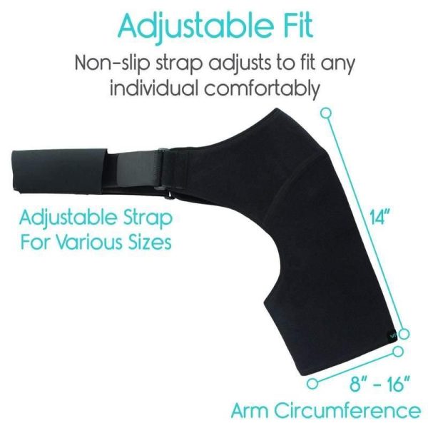 Neoprene Shoulder Support Brace Protector For Joint Pain Dislocation Injury Arthritis