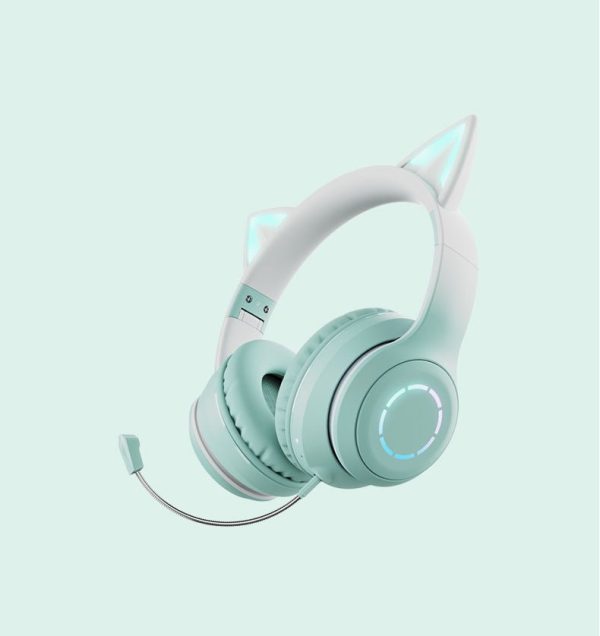 Cat Ear Luminous Electric Competition Wireless Headphone