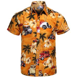 Print Beach Shirt Summer Short Sleeve Shirt