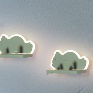 Nordic Minimalist Bedroom Children'S Room Bedside Aisle Wall Led Lamps