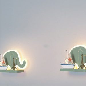 Nordic Minimalist Bedroom Children'S Room Bedside Aisle Wall Led Lamps