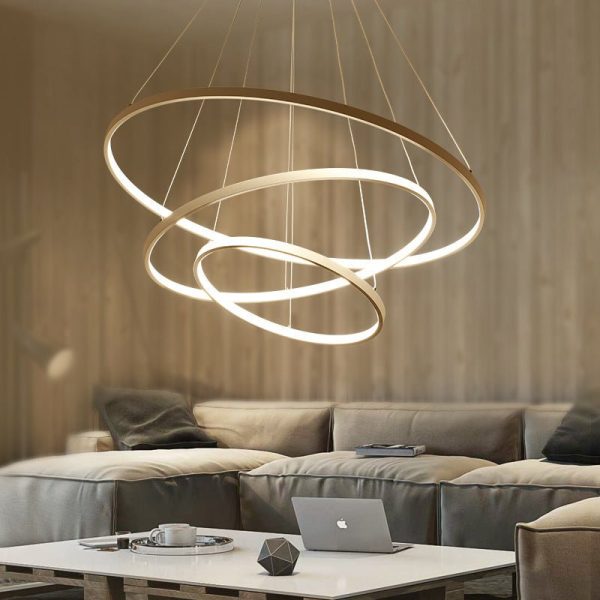 Nordic Style Round Chandelier Lamp