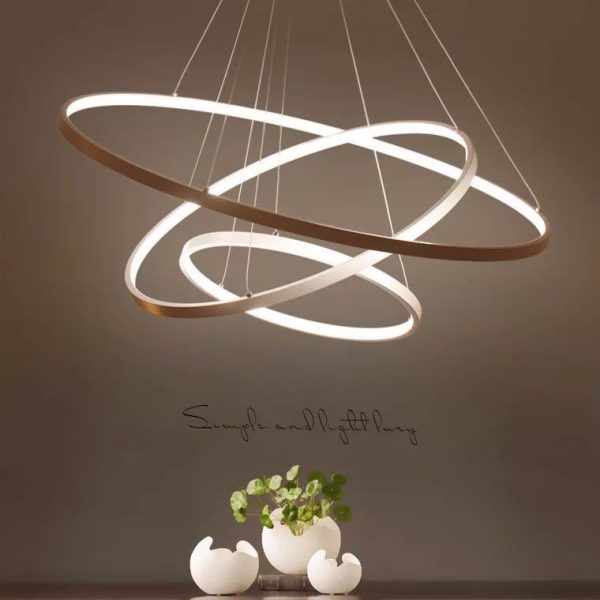 Nordic Style Round Chandelier Lamp