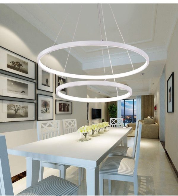 Nordic Style Round Chandelier Lamp