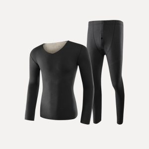 Patch Thermal Underwear Suit Seamless Slim Fitting Velvet Silk Winter Keep Warm