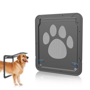 Paw Print Anti-Bite Screen Door For Medium And Large Dogs