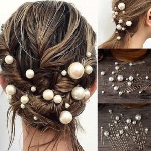 Pearl U-Shaped Hairpin Bridal Headband