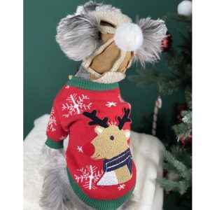 Pet Clothes Christmas Padded Dog Sweater