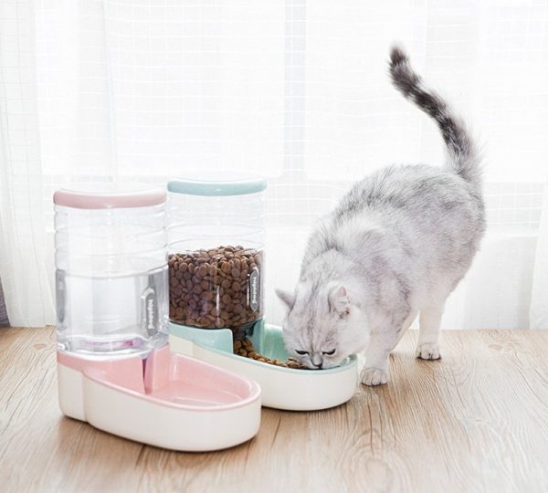 Pet Dog Automatic Feeder Dog Automatic Drinking Fountain