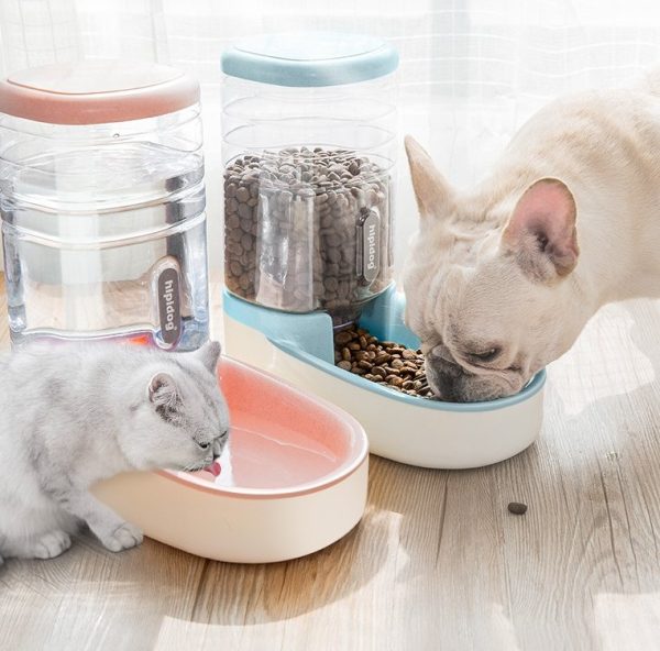 Pet Dog Automatic Feeder Dog Automatic Drinking Fountain