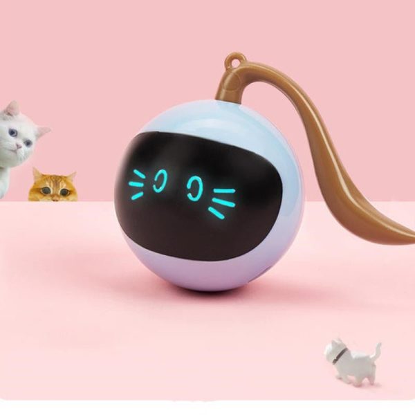 Pet Smart Interactive Colorful Led Rotating Ball