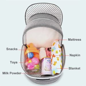 Portable Removable Folding Crib Baby Bed Mummy Bag