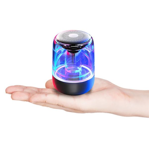 Portable Speakers Bluetooth Column Wireless Bluetooth Speaker Powerful Bass Radio With Variable Color Led Light