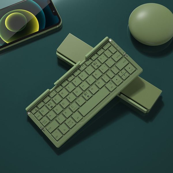 Portable Wireless Bluetooth Folding Keyboard