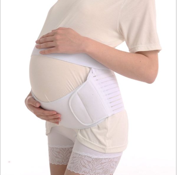 Pregnant Belly Support Belt Velcro Breathable Waist Support Belt Adjustable Tire Belt