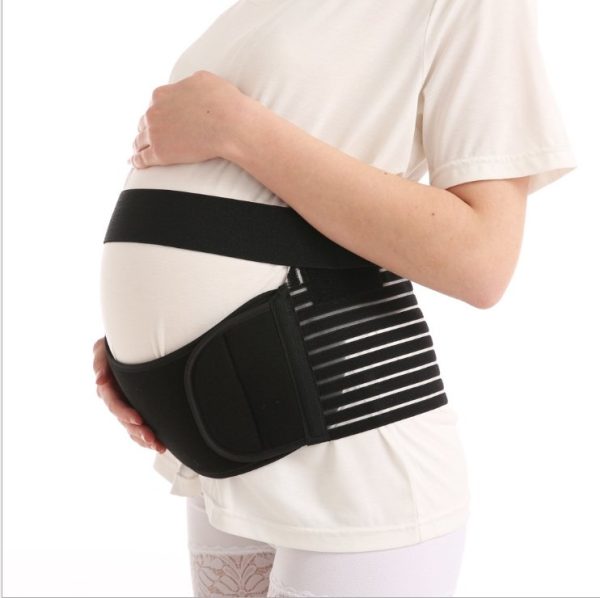 Pregnant Belly Support Belt Velcro Breathable Waist Support Belt Adjustable Tire Belt