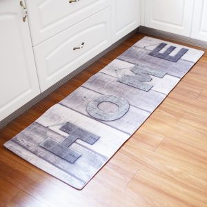 Printed Long Floor Mat Bathroom Kitchen Carpet Hallway Water Absorption Non-Slip Mat