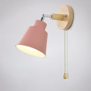 Swivel Collin Wall Lamp With Pull Chain Switch