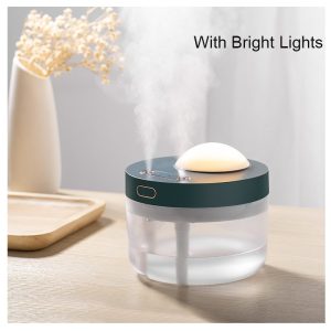 Projection Humidifier Portable Rechargeable Rotating Projection Night Light Bedroom Moisturizing Double Spray