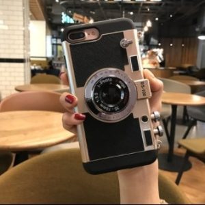 Retro Camera Shutter-Resistant With Strap Phone Case For Iphone