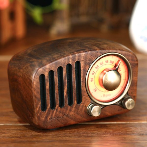 Retro Wooden Wireless Mini Speaker