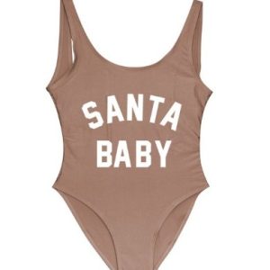 Santa Baby Swimwear Women One Piece Swimsuit