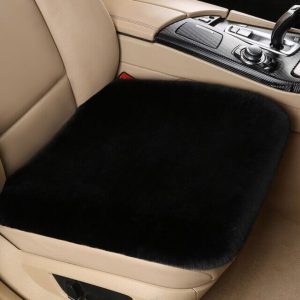 Plush Car Seat Cushion