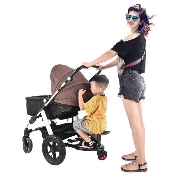 Second-Child Travel Baby Stroller Attachment Auxiliary Pedal