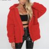 Shearling Coat Jacket Women Warm Thick Plush Coat