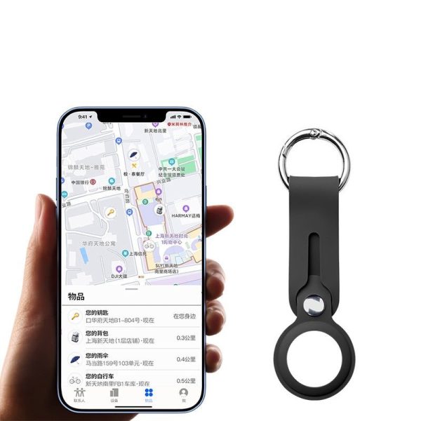 Silicone Locator Anti-Lost Keychain Hook