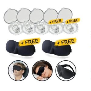 Silicone Magnetic Anti Snore Stop Snoring Nose Clip Sleep Tray Sleeping Aid Apnea Guard Night Device