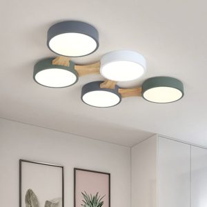 Simple Living Room Bedroom Nordic Led Ceiling Lamp