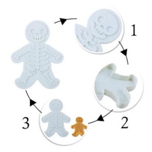 Skeleton Shape Seal Diy Biscuit Mold Baking Gadgets Biscuit Cutting Die