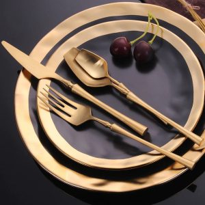 Dassia Gold Flatware Set